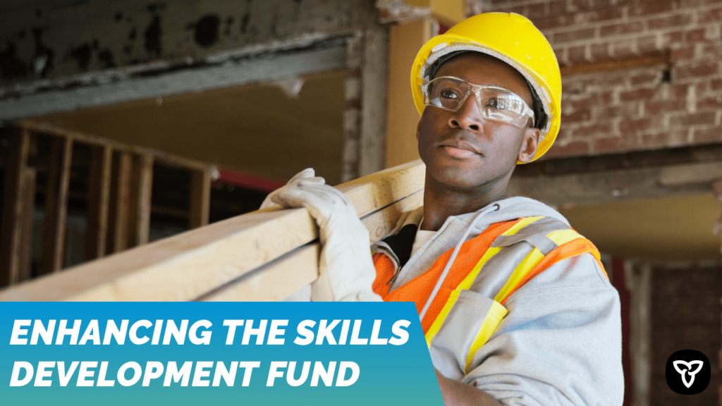 Enhancing the skills development fund